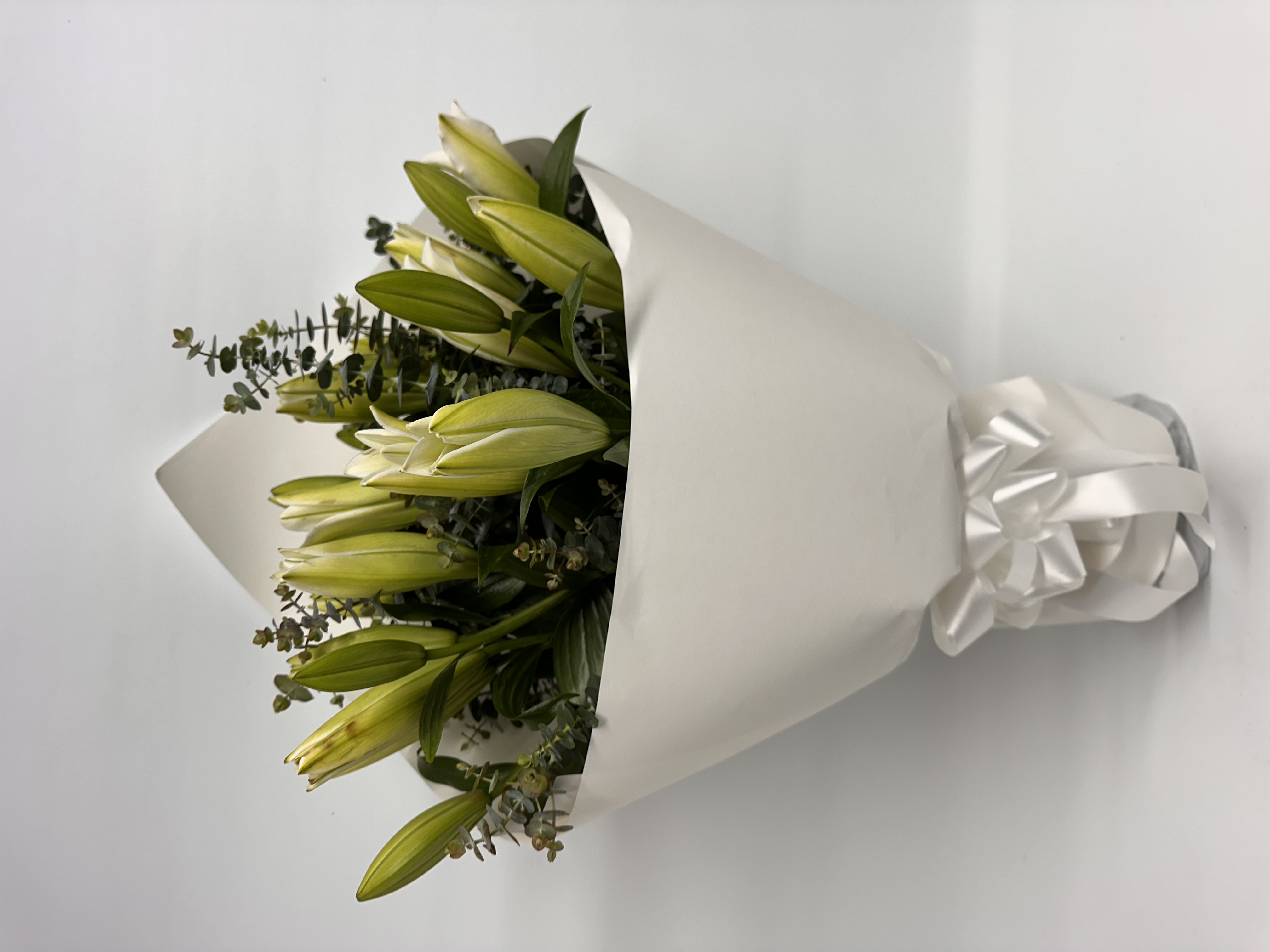 White Liles Bouquet
