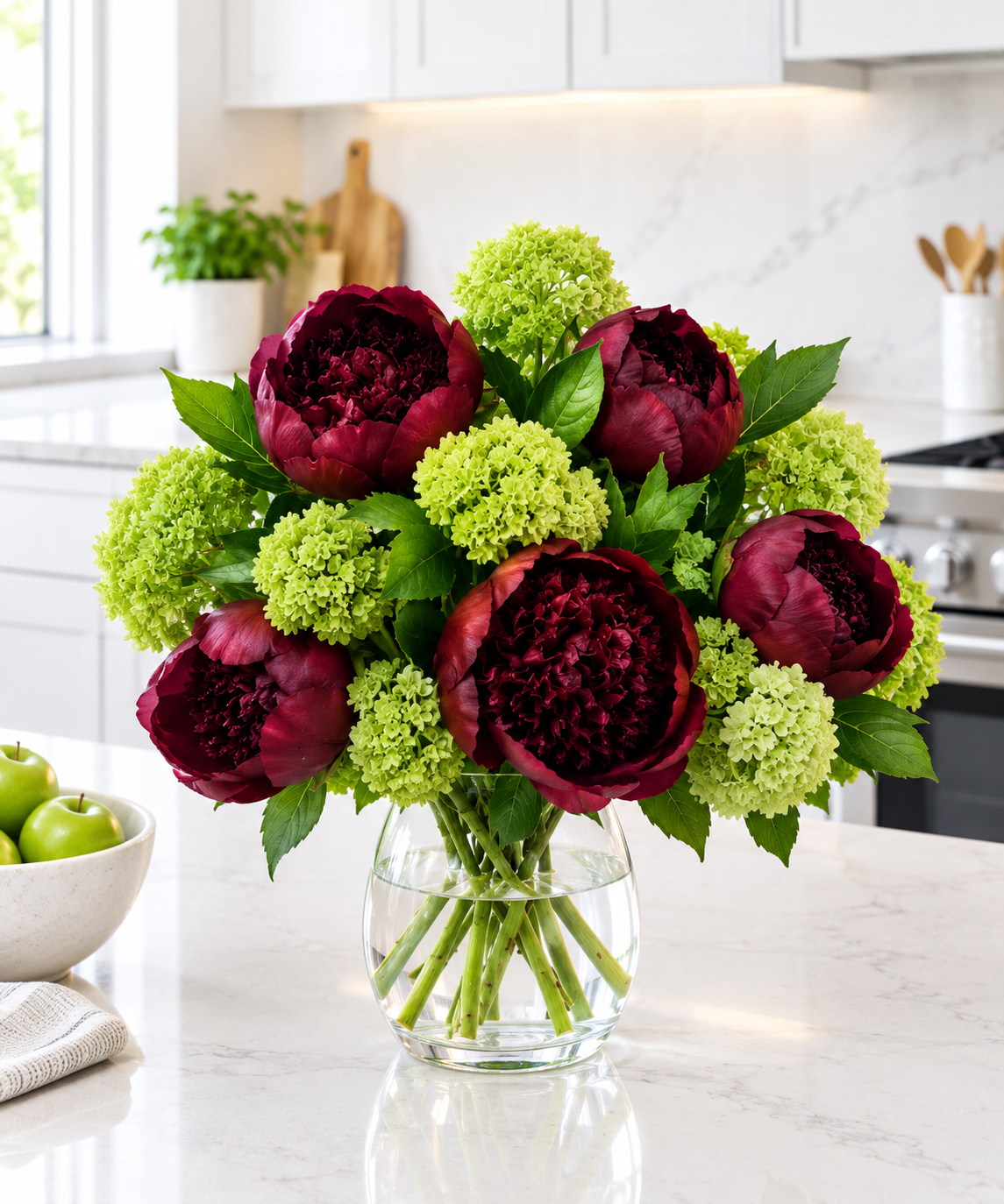 5 Stems Red Charm in vase
