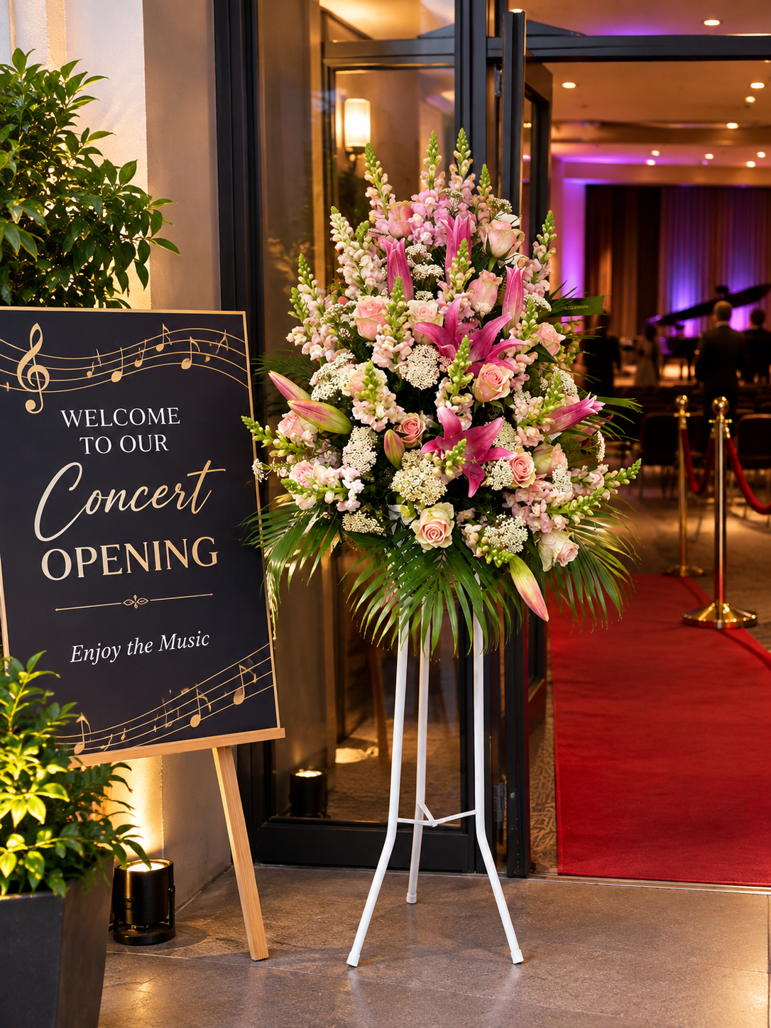 Grand opening Pink arrangement (2)