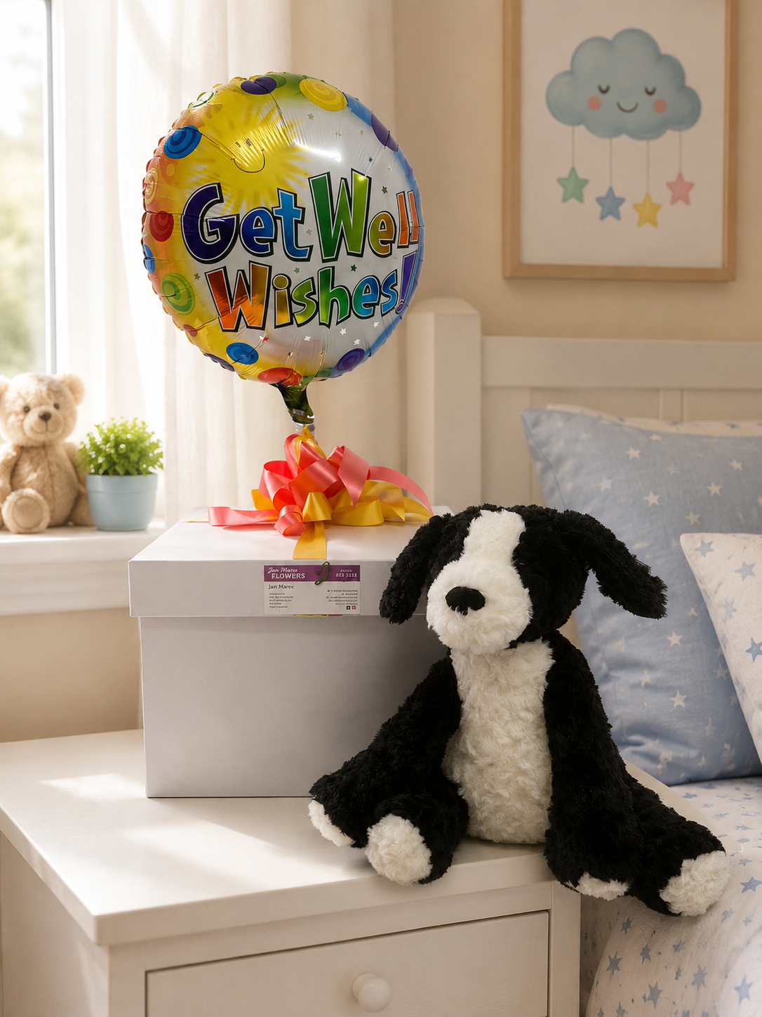 Helim Balloon get well setting