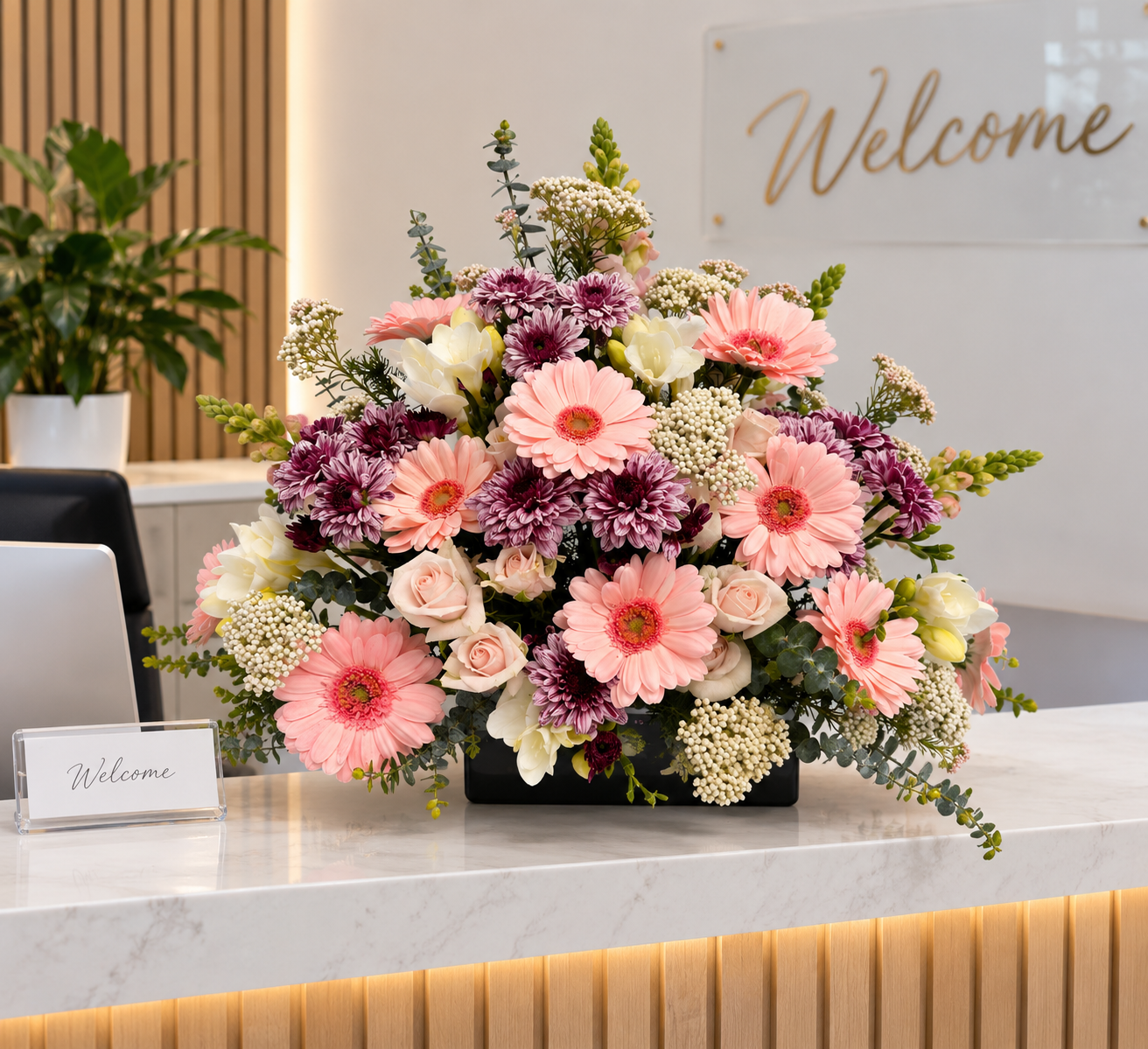 Pink Arrangement for Chinese New Year