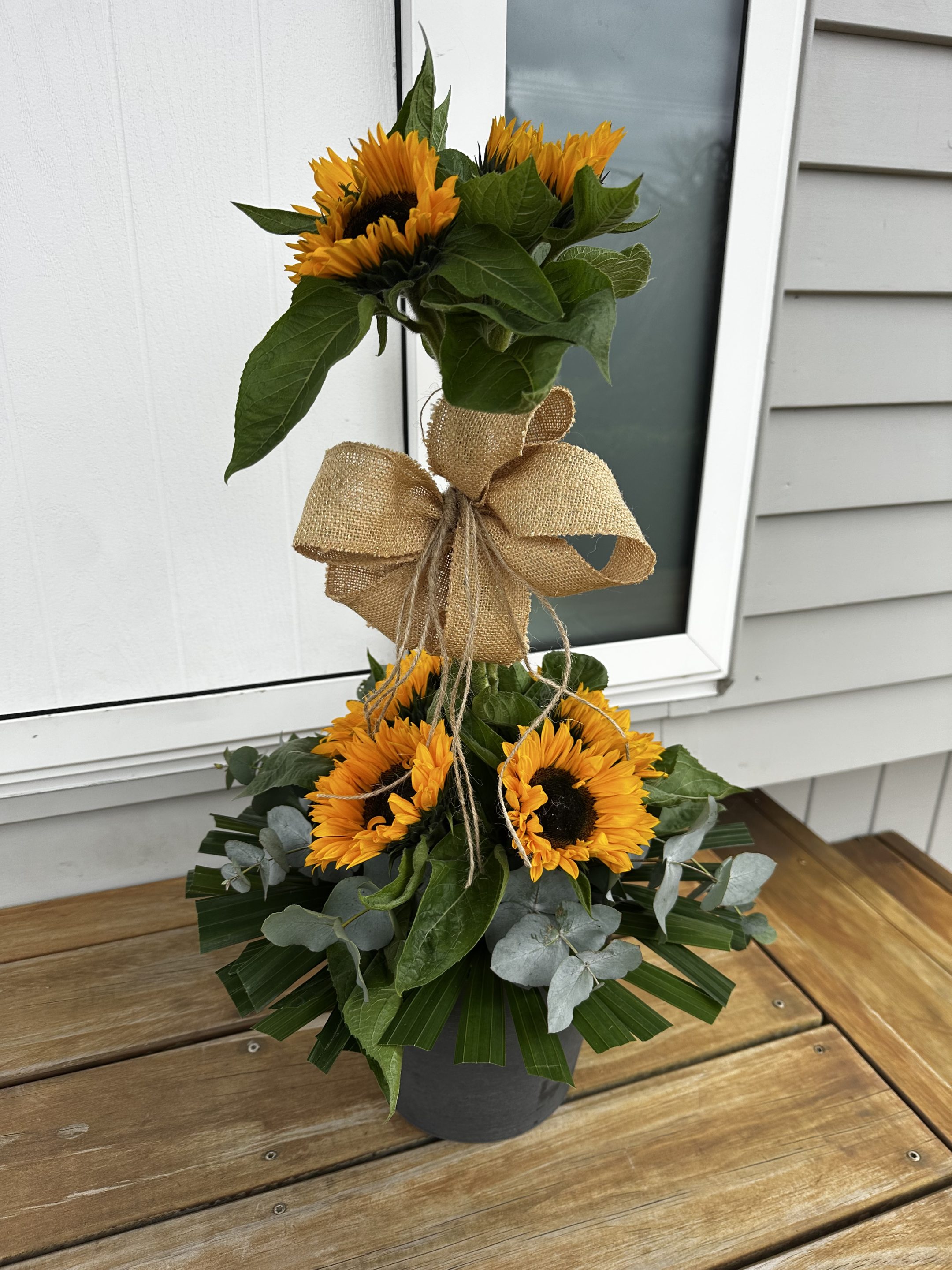 Sunflowers Arrangement in a Pot