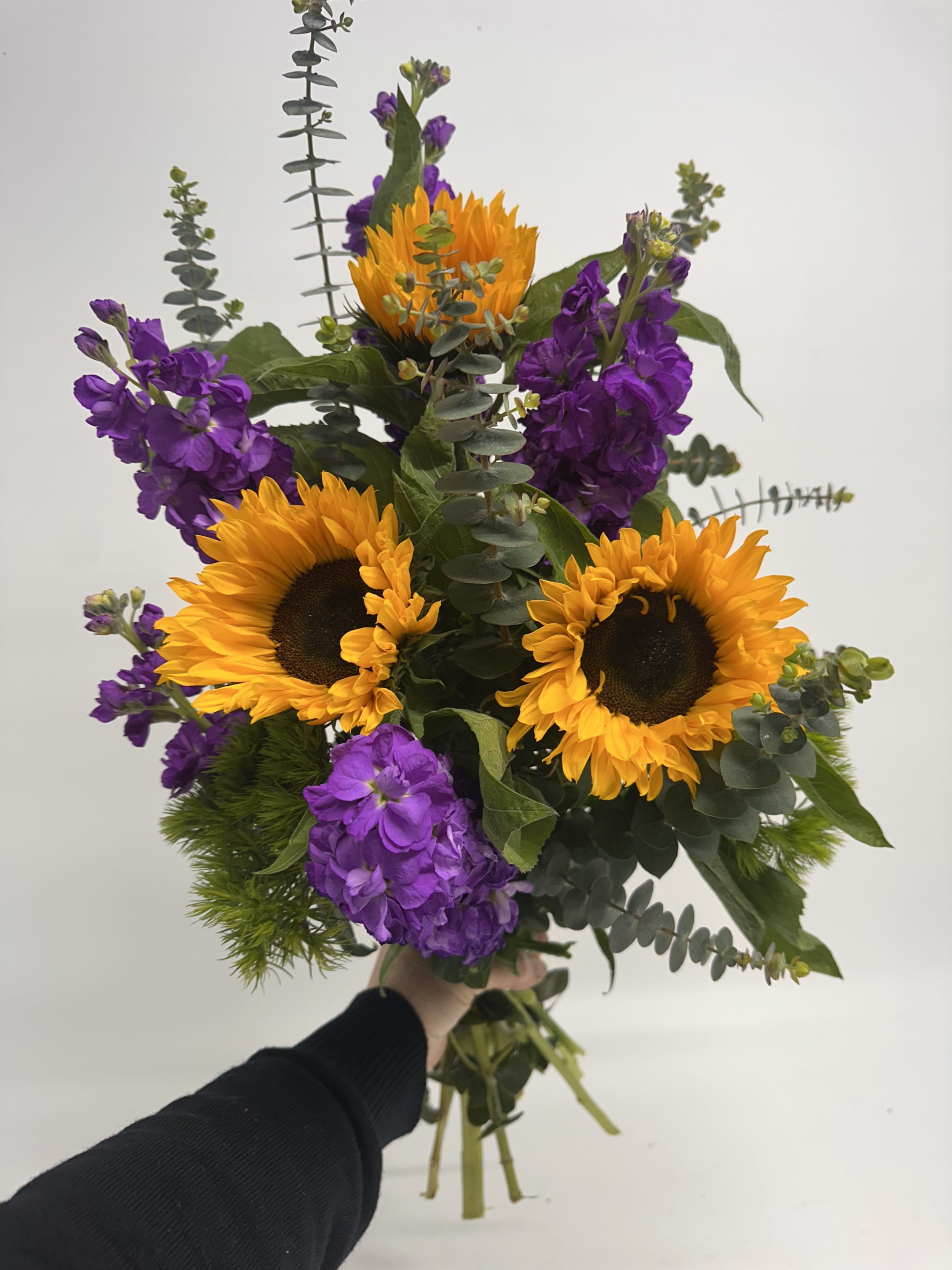 Sunflowers & Purple Vibe Bouquet